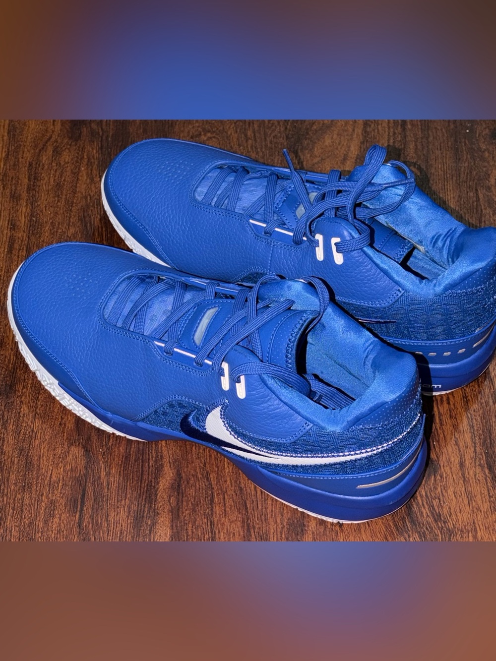 Nike size 13 blue white retro NXXT LeBron - Picture 3 of 13